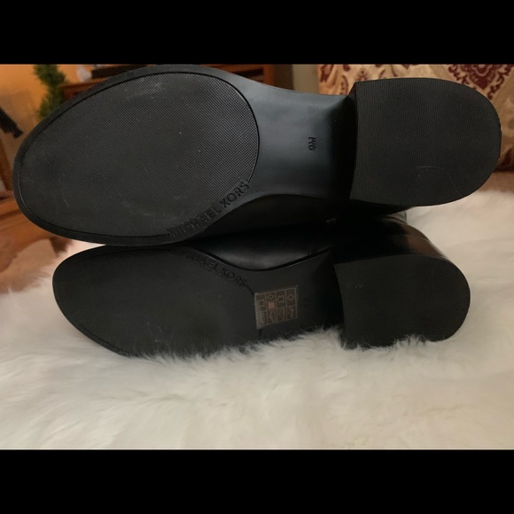 MICHAEL Michael Kors Heather Black Leather Boot size - Picture 6 of 12